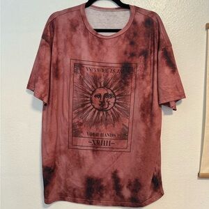 Oversized Tarot Tie Dye Tee
